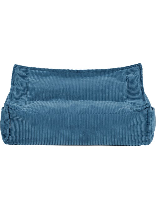 Pouf canapé enfant 2 places en velours côtelé - icon - Kiabi