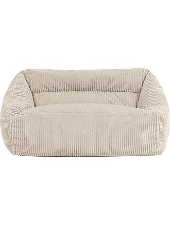 Pouf canapé enfant en velours côtelé - icon