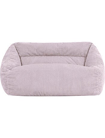 Pouf canapé enfant en velours côtelé - icon
