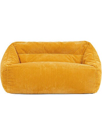 Pouf canapé enfant en velours côtelé - icon