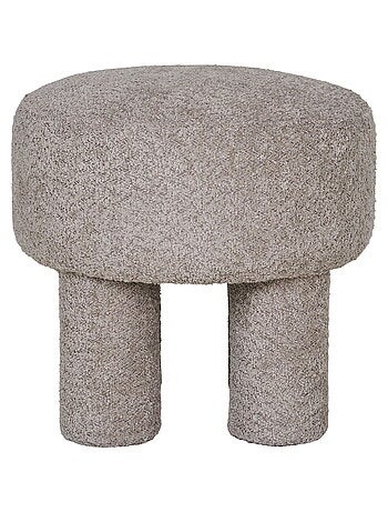 Pouf Canberra - Pouf, gris clair ø43x43 cm, HN1258