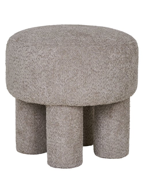 Pouf Canberra - Pouf, gris clair ø43x43 cm, HN1258 - Kiabi