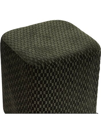 Pouf carré en peuplier selia