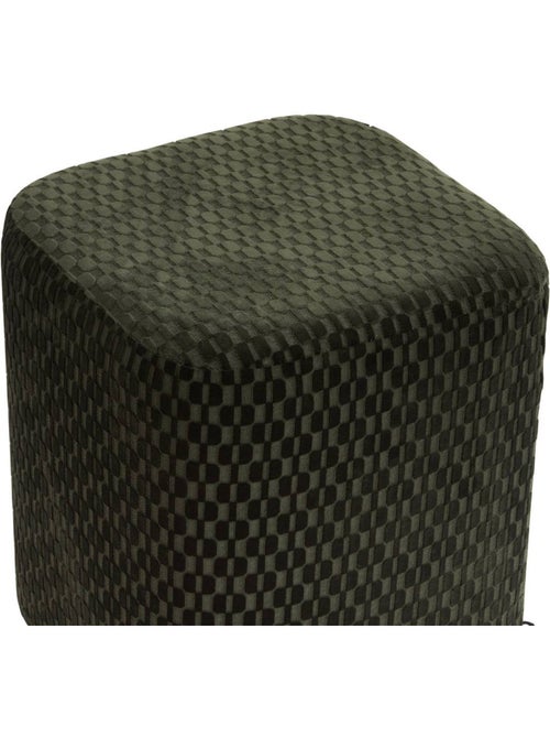Pouf carré en peuplier SELIA - Kiabi