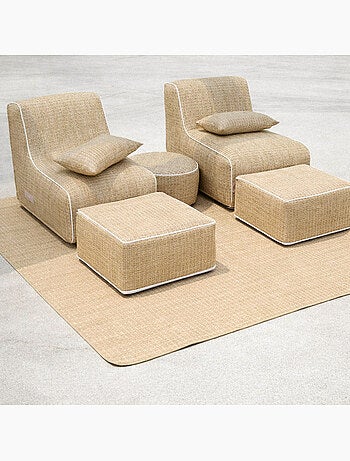 Pouf carré gonflable pour extérieur FORMENTERA