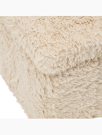 Pouf carré pliable avec rangement DUVIA