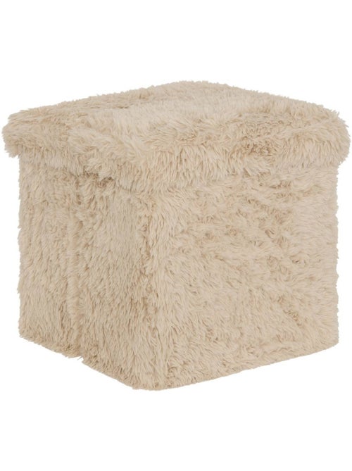 Pouf carré pliable avec rangement DUVIA - Kiabi Pouf carré pliable avec rangement DUVIA - Kiabi
