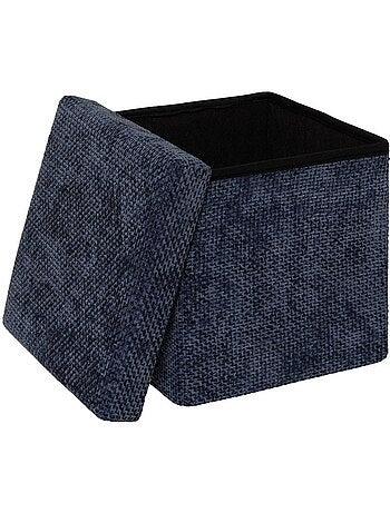 Pouf de rangement pliable en tissu mix'n modul