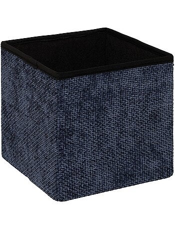 Pouf de rangement pliable en tissu mix'n modul
