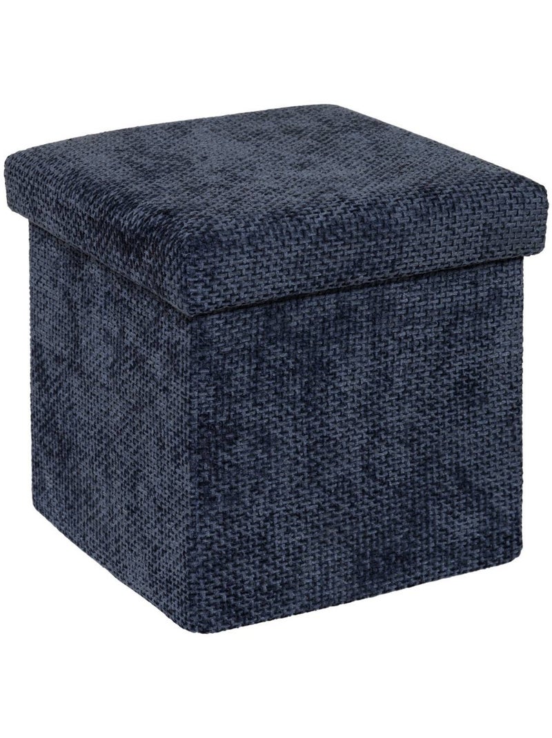 Pouf carré pliable mix'n modul Bleu marine - Kiabi