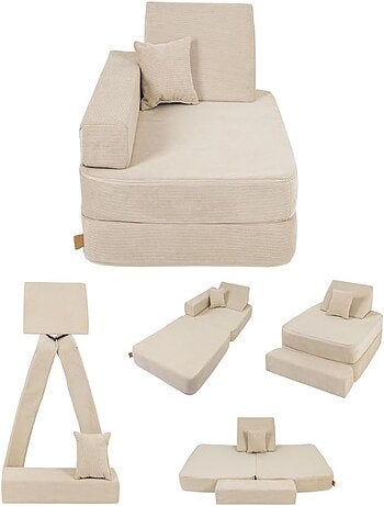 Pouf Chambre Enfant - Fauteuil Poire Confortable