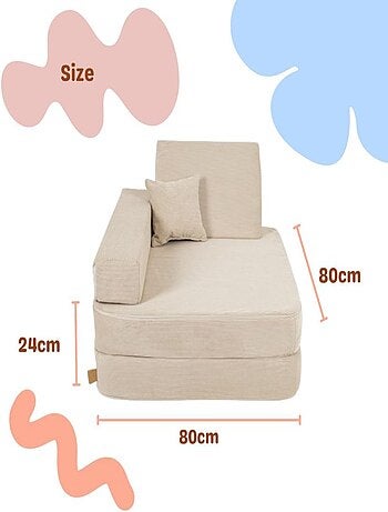 Pouf Chambre Enfant - Fauteuil Poire Confortable