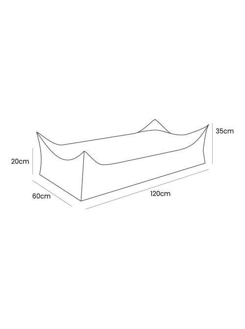 Pouf Chambre Enfant - Fauteuil Poire Confortable - Kiabi
