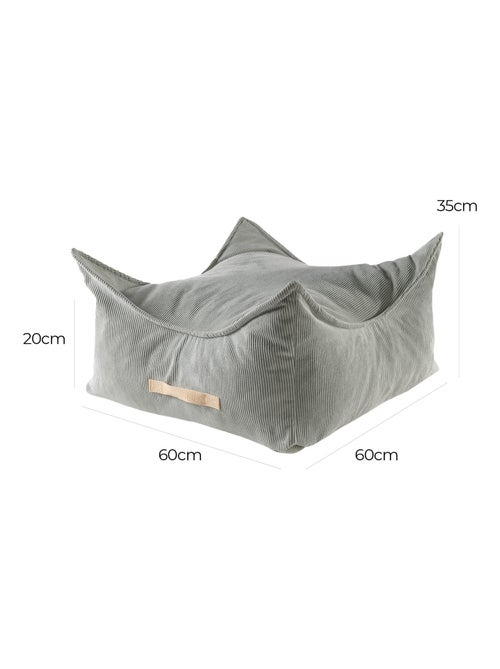 Pouf Chambre Enfant - Fauteuil Poire Confortable - Kiabi