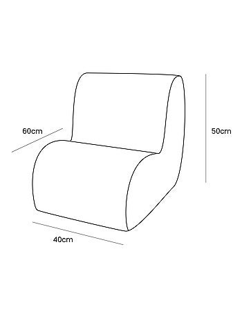 Pouf Chambre Enfant - Fauteuil Poire Confortable