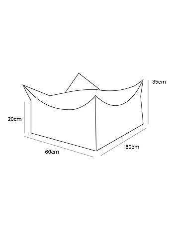 Pouf Chambre Enfant - Fauteuil Poire Confortable