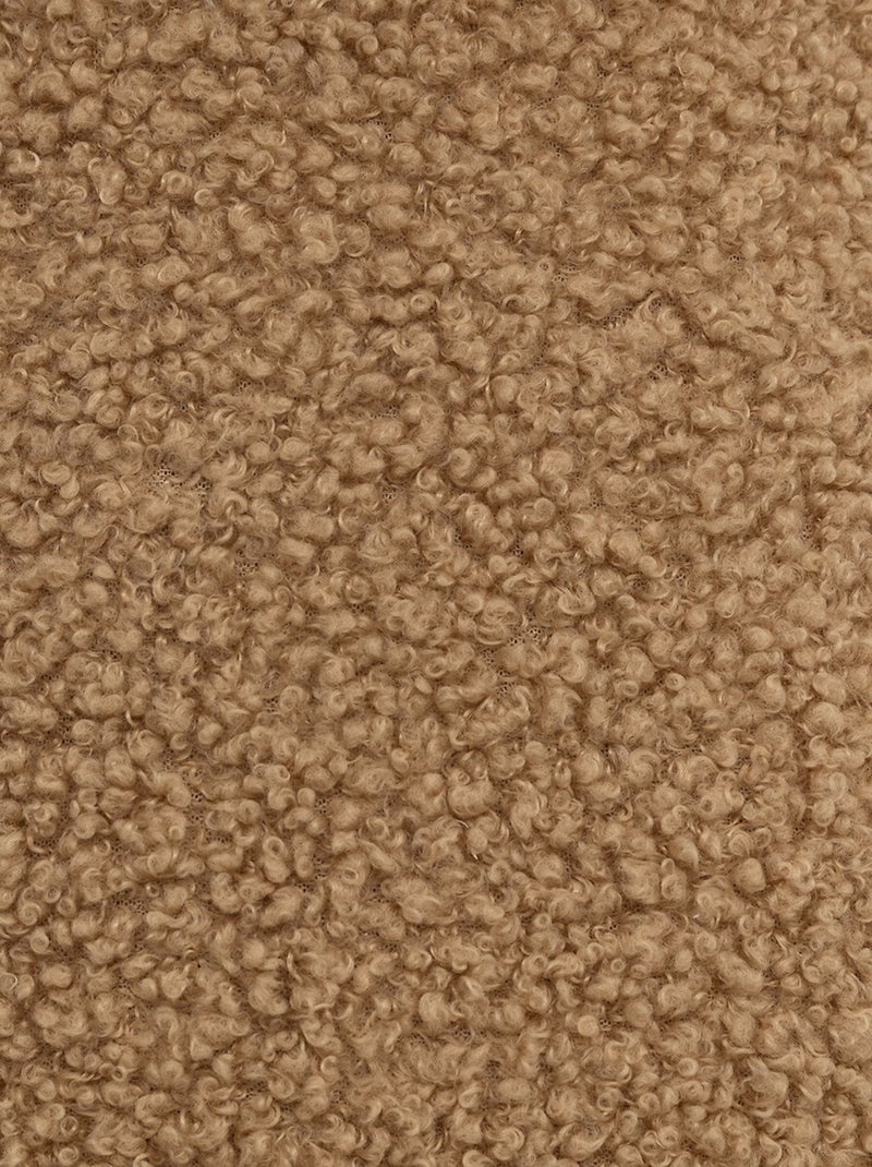 Pouf champignon bouclette Marron clair - Kiabi