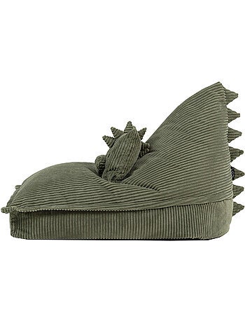 Pouf chauffeuse animal avec coussin assorti pour enfant en velours côtelé - icon