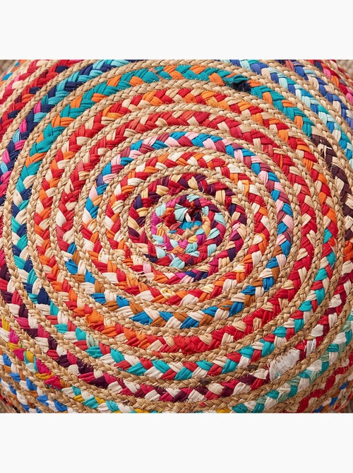 Pouf chindi multico - Kiabi