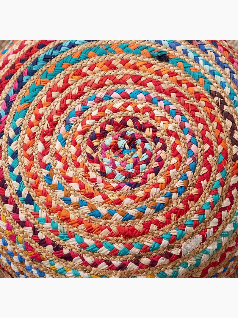 Pouf chindi multico Multicolore - Kiabi