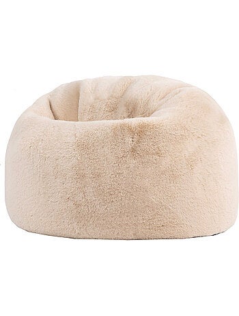 Pouf classique enfant imitation fourure - icon