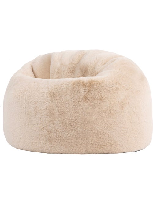 Pouf classique enfant imitation fourure - icon - Kiabi