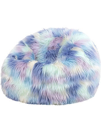Pouf classique enfant imitation fourure - icon