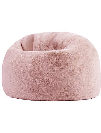 Pouf classique enfant imitation fourure - icon
