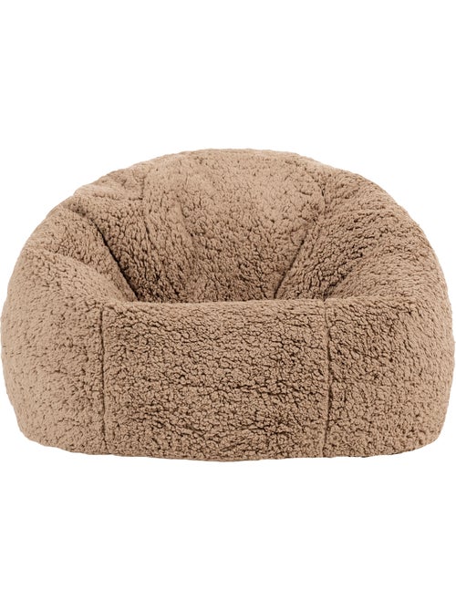 Pouf classique large enfant en polaire peluche douce - icon - Kiabi