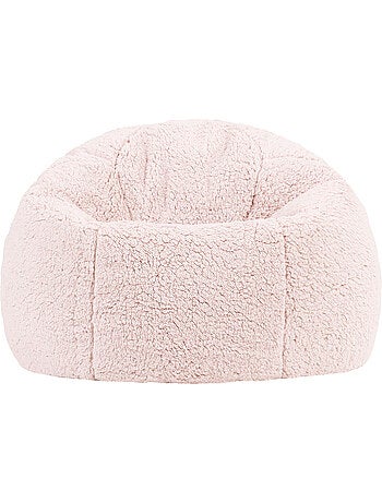 Pouf classique large enfant en polaire peluche douce - icon