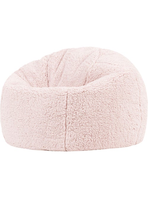Pouf classique large enfant en polaire peluche douce - icon - Kiabi