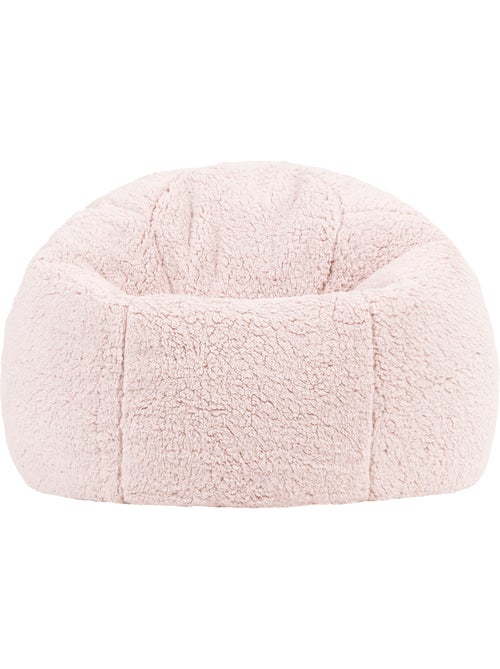 Pouf classique large enfant en polaire peluche douce - icon - Kiabi