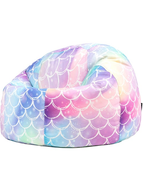 Pouf classique large enfant intérieur et extérieur à imprimé ludique - icon - Kiabi