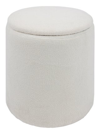 Pouf coffre bouclette