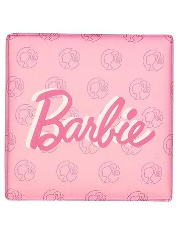 Pouf coffre de rangement à jouets barbie chambre enfant banc poupée malle box bac