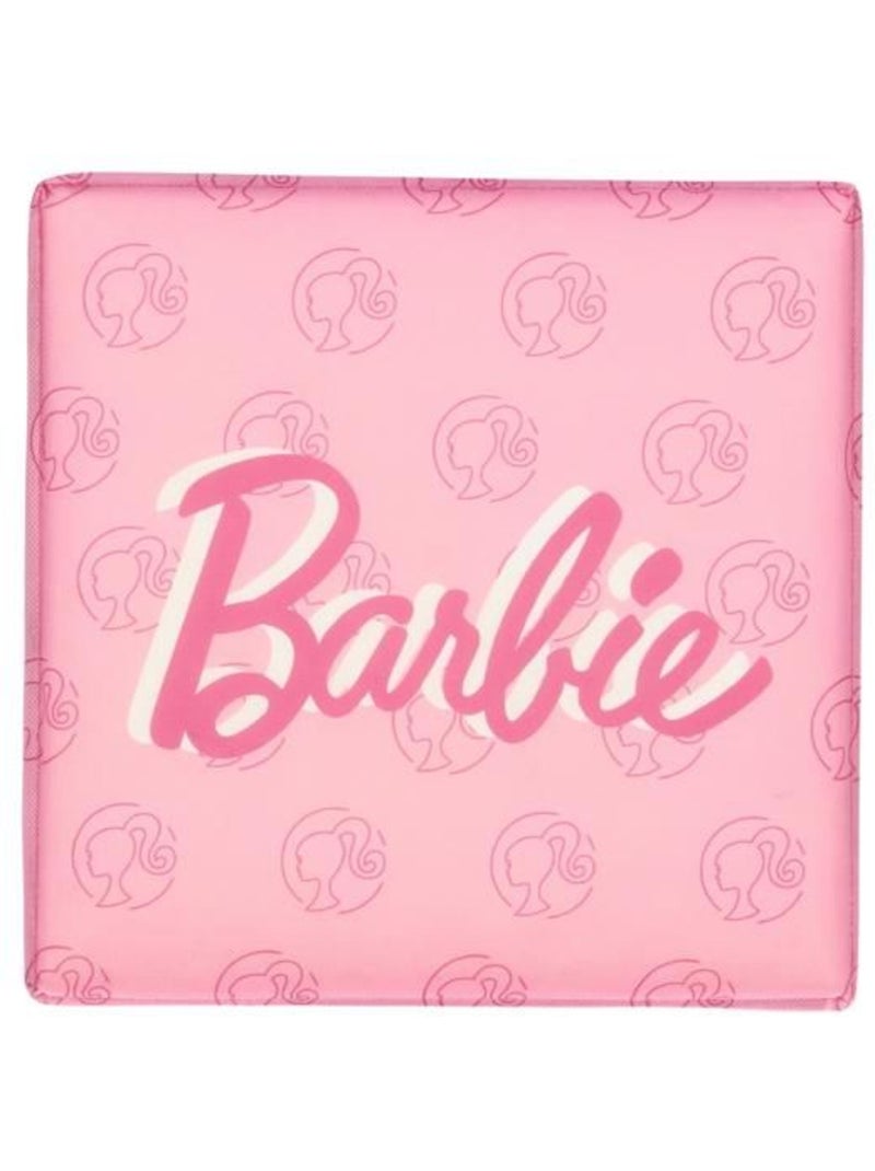 Pouf coffre de rangement à jouets barbie chambre enfant banc poupée malle box bac Rose - Kiabi