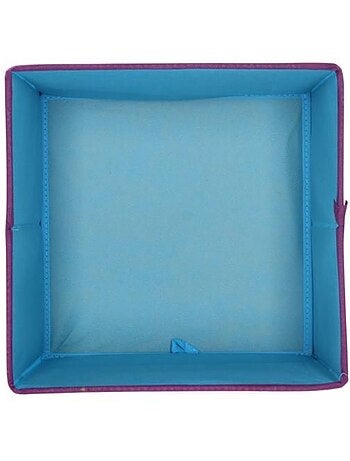 Pouf coffre de rangement à jouets la reine des neiges chambre enfant banc malle box