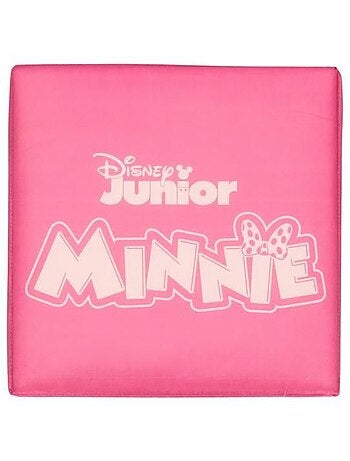Pouf coffre de rangement à jouets minnie mouse chambre enfant fille banc malle mickey