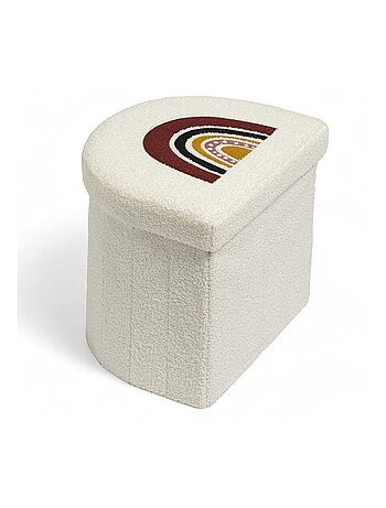 Pouf coffre de rangement enfant LA TETE DANS LES NUAGES