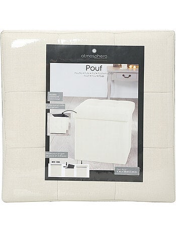 Pouf coffre pliant LYSANDRE