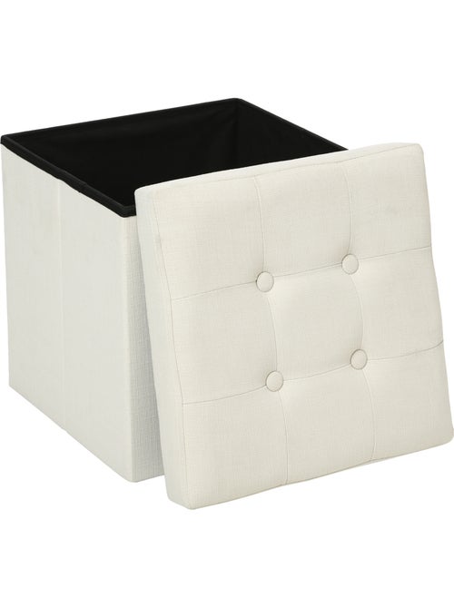 Pouf coffre de rangement pliable LYSANDRE - Kiabi