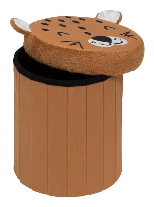 Pouf coffre enfant imprimé léopard ANOKI - Kiabi
