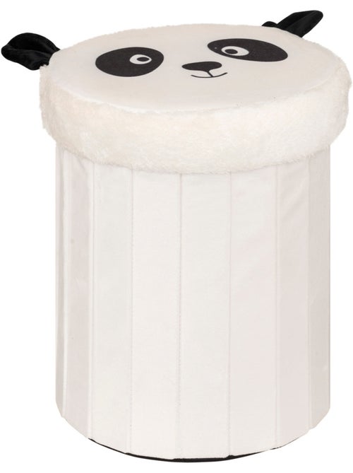Pouf-coffre enfant panda pliant ANDY - Kiabi