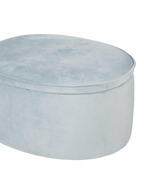 Pouf coffre ovale en velours - ROBA 'lil sofa' - Kiabi