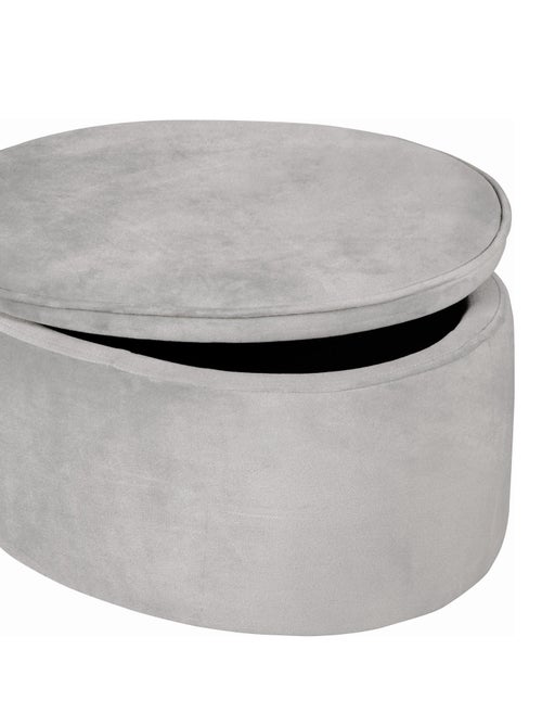 Pouf coffre ovale en velours - ROBA 'lil sofa' - Kiabi Pouf coffre ovale en velours - ROBA 'lil sofa' - Kiabi