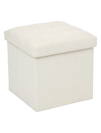 Pouf coffre pliable Lysandre