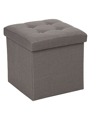 Pouf coffre pliable Lysandre