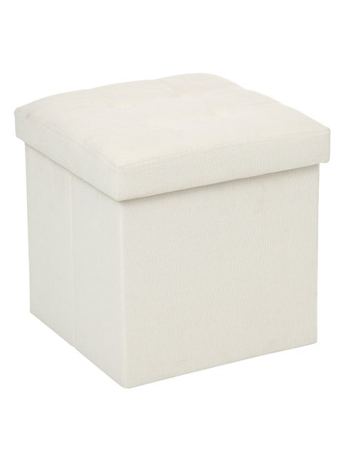 Pouf coffre pliant LYSANDRE - Kiabi