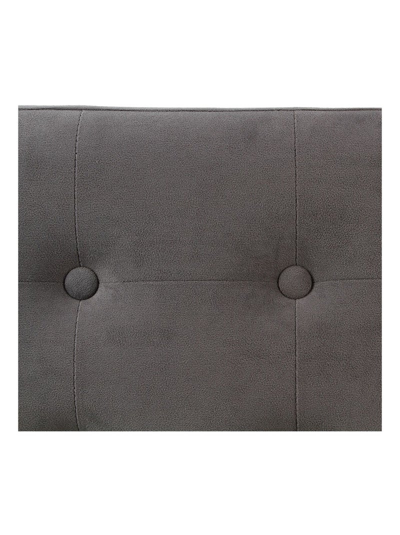 Pouf coffre pliant LYSANDRE Gris foncé - Kiabi