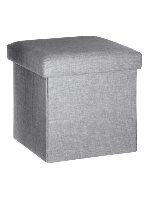 Pouf coffre pliant TOMAZ - Kiabi